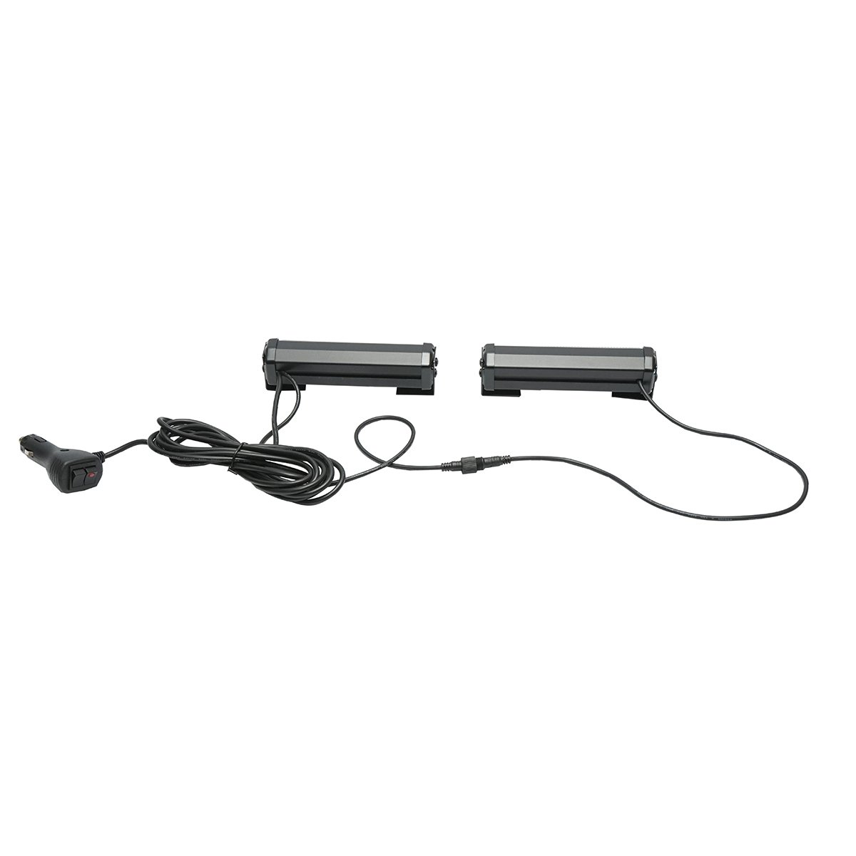 Set 2 lampi LED stroboscopice 12V, 18W, 5 culori, carcasa aluminiu 165x42x42mm